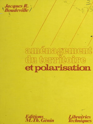 cover image of Aménagement du territoire et polarisation